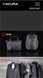 Mobile Screenshot of acuraconsumer.corpmerchandise.com